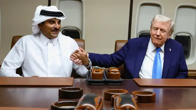 'Video thumbnail for Trump’s meeting with Qatar’s emir seen in Israel as ‘strategic development’: Ex-Israeli diplomat'