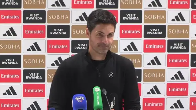 'Video thumbnail for 'It is early, it doesn't mean anything' - Arteta not getting carried away as Arsenal stretch lead'