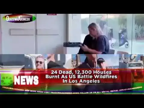 Video thumbnail for 24 Dead, 12,300 Houses Burnt As US Battle Wildfires In Los Angeles