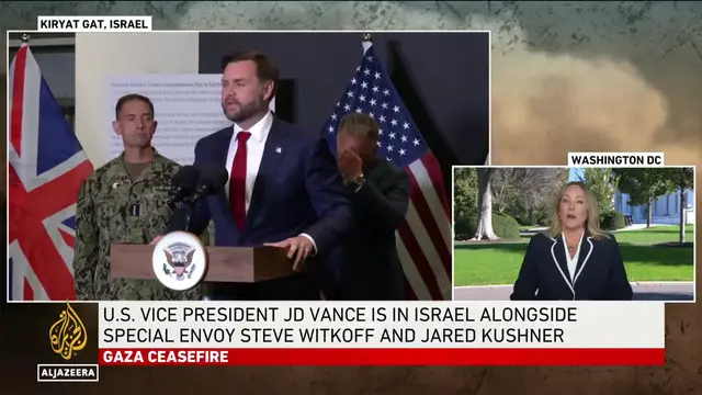 'Video thumbnail for US Vice President JD Vance says Israel ceasefire ‘going better than expected’'