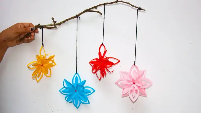 Video thumbnail for Wood and paper craft | DIY easy paper crafts tutorial - Wall decoration ideas