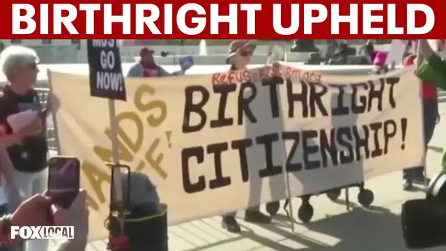 Video thumbnail for Supreme Court rejects Trump’s birthright citizenship order