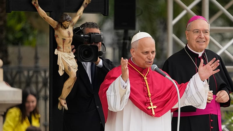 Video thumbnail for Pope Leo XIV marks first anniversary as leader of global Catholic Church