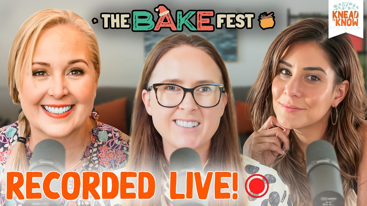 Video thumbnail for Kitchen Pet Peeves, Harry Potter Baking, & Baking Business Hurdles | Knead to Know @ Bake Fest LIVE!