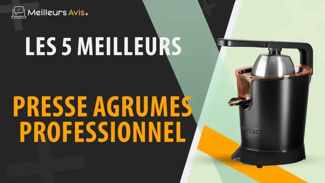 Video thumbnail for ⭐️ MEILLEUR PRESSE AGRUME PROFESSIONNEL - Comparatif 2023