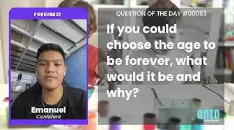 Video thumbnail for Emanuel would stay his current age forever. He's living his best life!