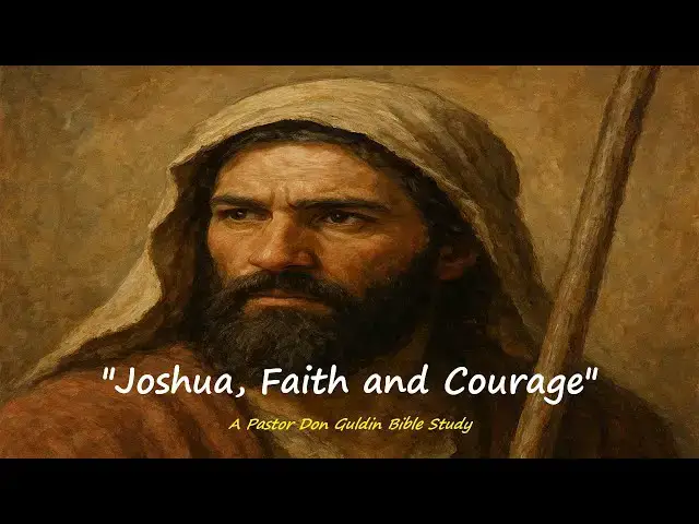 'Video thumbnail for Joshua, Faith and Courage - Pastor Don Guldin'