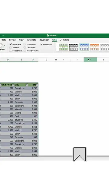 Video thumbnail for Add a slicer to your table in #Excel and stop filtering manually!