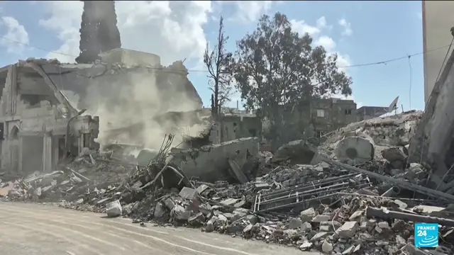 Video thumbnail for Israel army says hit over 200 Hezbollah targets in last 24 hours