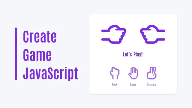 Video thumbnail for Build Rock Paper Scissors Game in HTML CSS & JavaScript