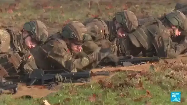 'Video thumbnail for Germany government approuves voluntary military service to boost army'