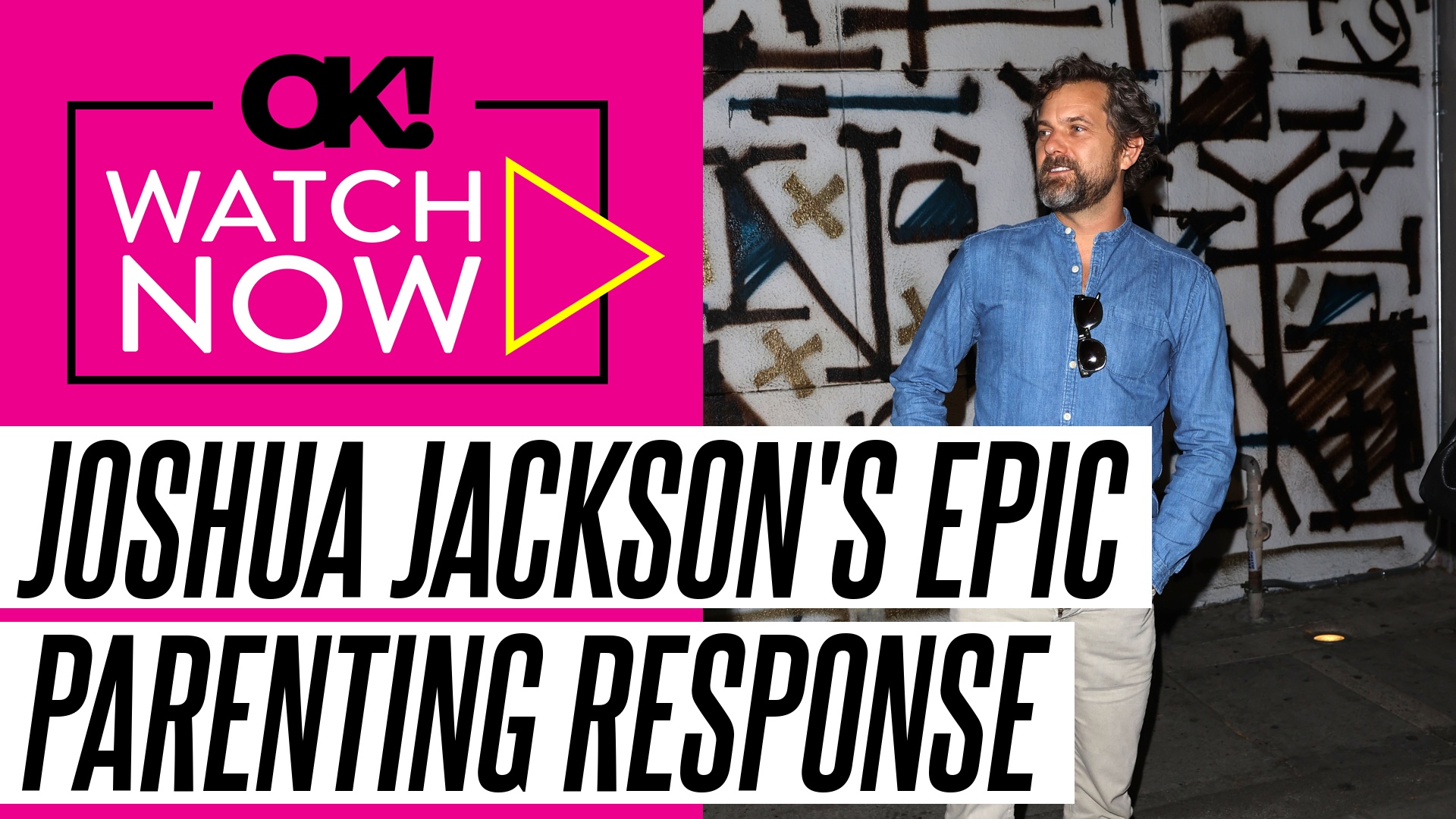 Video thumbnail for Joshua Jackson Laughs Off Awkward Question About Parenting Advice After Father Abandoned Him as a Kid