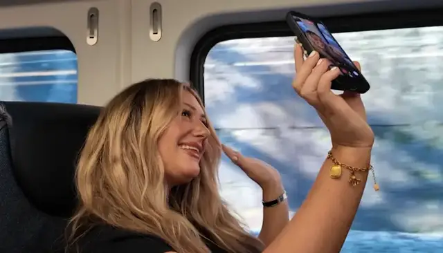 Video thumbnail for Toll of Commuting: Intern uses commute to New York City to build online following