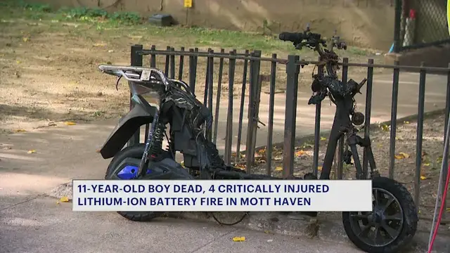 Video thumbnail for Family devastated after deadly fire at Bronx NYCHA complex as officials warn of e-bike battery dangers