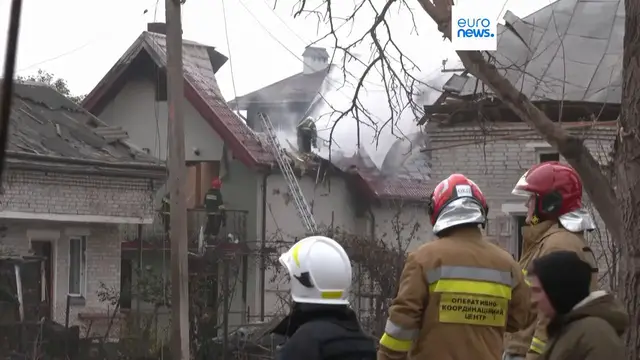 'Video thumbnail for Five people killed in 'combined' Russian attack on Ukraine'