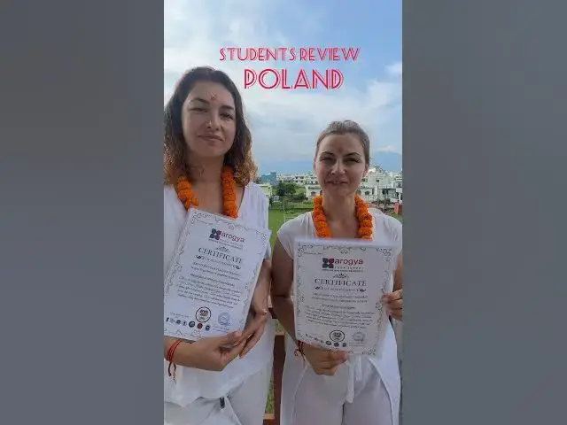 'Video thumbnail for Yoga Teacher Training Students From Poland #yinyogateacher #bestyogaschoolinrishikesh #yogateacher'