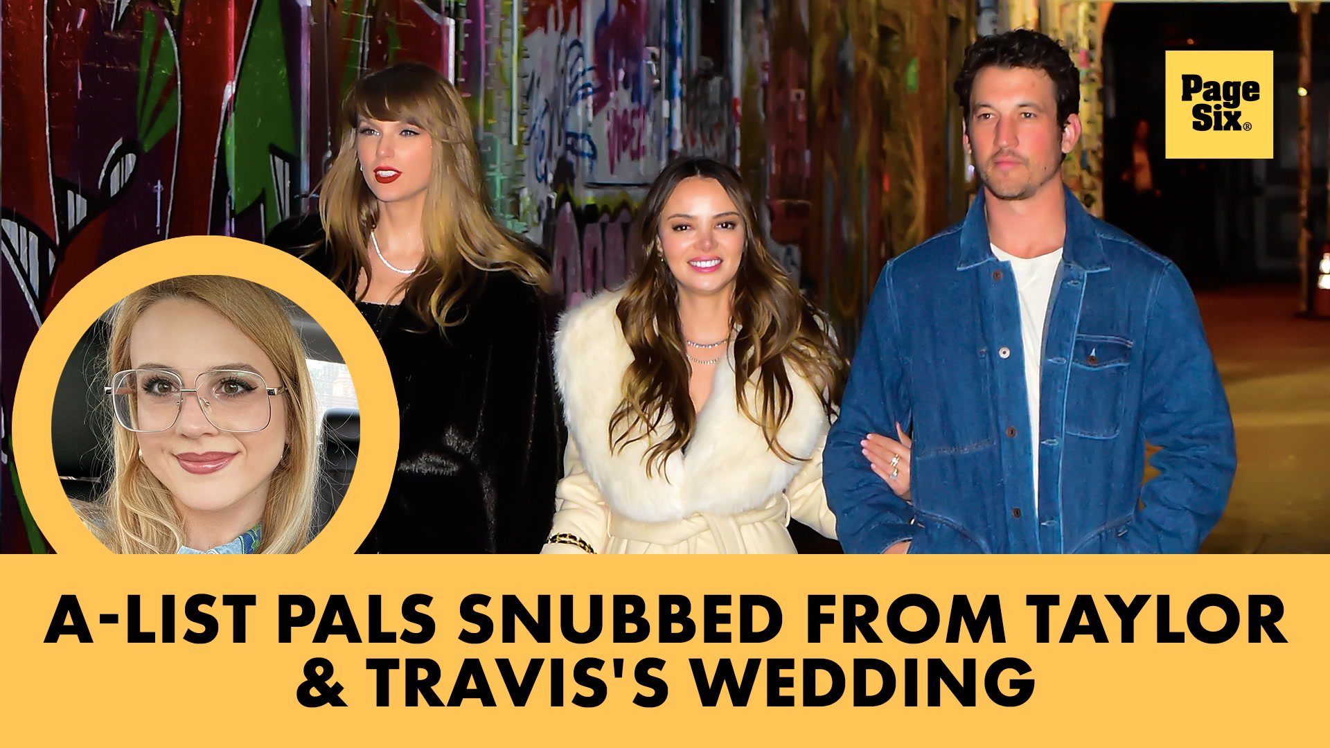 Video thumbnail for A-list pals snubbed from Taylor Swift and Travis Kelce's wedding — and who's invited