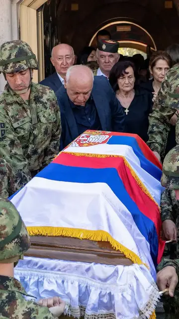 Video thumbnail for Thousands attend funeral of war criminal Ratko Mladic in Serbia