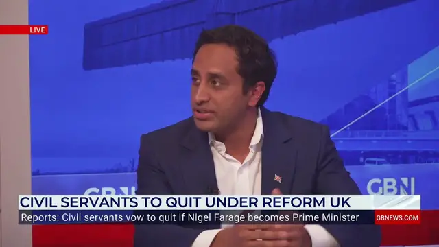 Video thumbnail for 'They're a disgrace!' Watch moment Zia Yusuf tears into 'detrimental' civil servants after threat to revolt under Reform