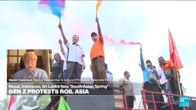 'Video thumbnail for Asia's Gen Z uprising: Youth reject 'corrupt, out-of-touch' ruling class sporting lavish lifestyles'