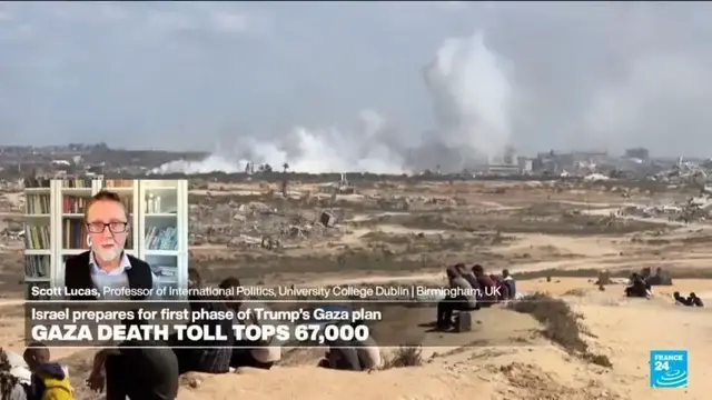 'Video thumbnail for Can the US-backed peace 'sketch' for Gaza succeed?'