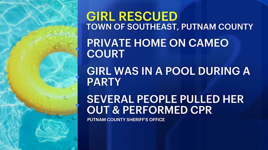 Video thumbnail for CPR from party guests saves 9-year-old girl in Southeast pool
