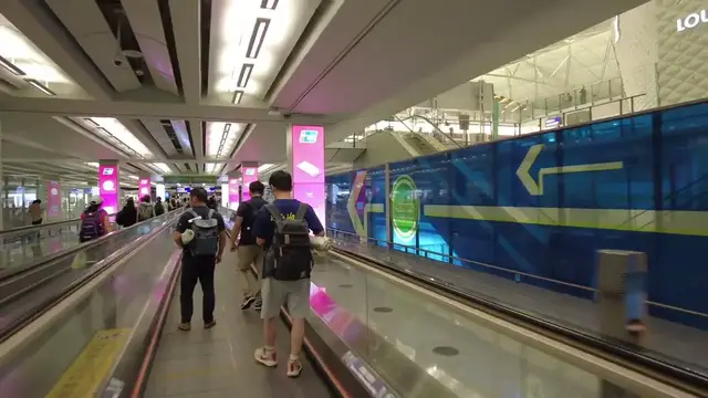 Video thumbnail for Hong Kong Airport Arrival HKG Terminal 1