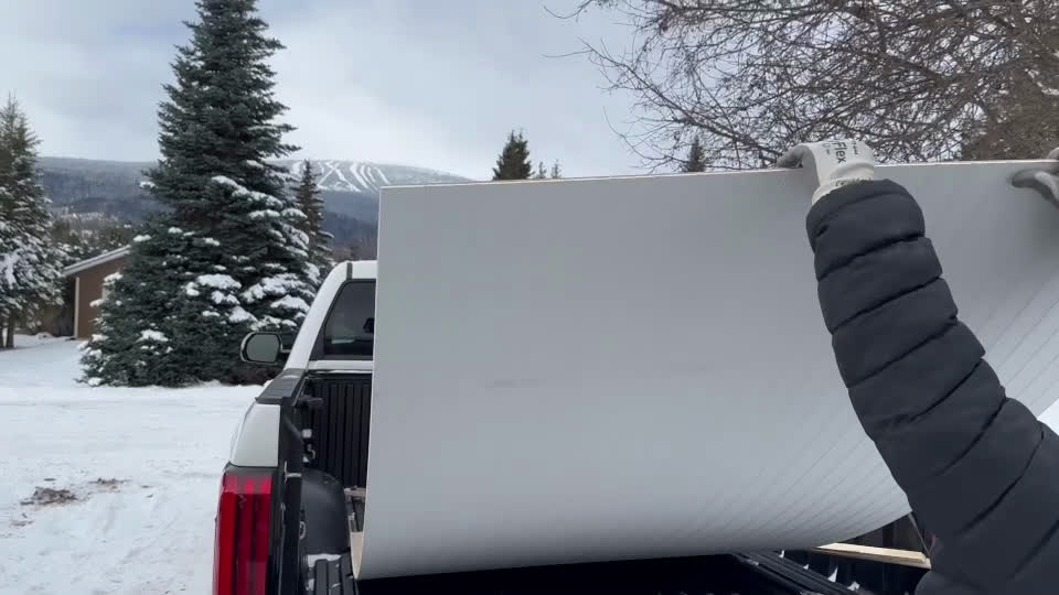 Video thumbnail for She tapes up her wall for this JAW DROPPING entryway idea!