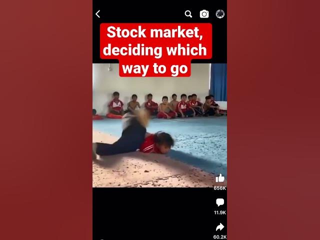 Video thumbnail for Stock market, deciding which way to go. #unreal  #talent