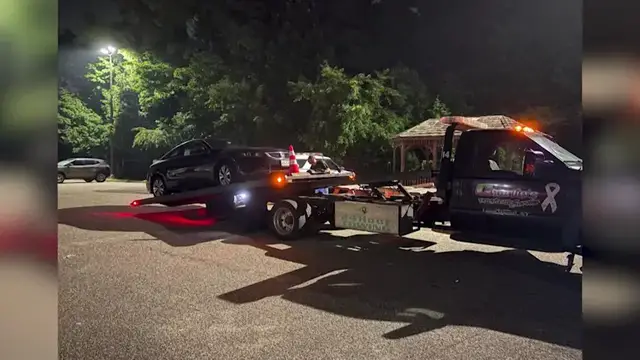 Video thumbnail for Nine people arrested and 12 vehicles impounded in East Farmingdale street takeover, illegal race