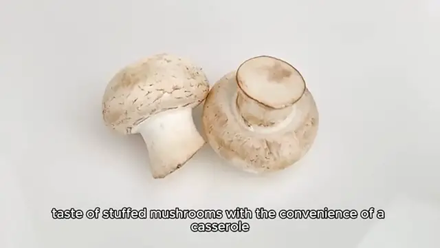 Video thumbnail for Stuffed Mushroom Casserole