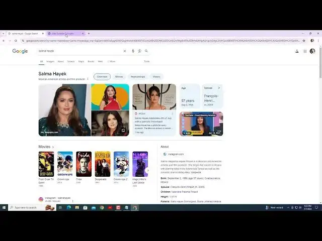 Video thumbnail for Salma Hayek Age Calculator https://movrq.com/agecalculator/
