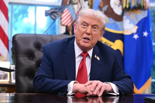 'Video thumbnail for Trump warns Israel over west bank: US president says no annexation will take place'
