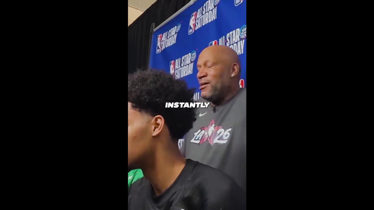 Video thumbnail for LeBron James FIRES SHOT at Ron Harper While Praising Spurs Rookie Dylan Harper