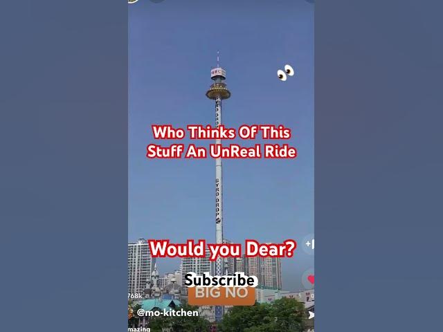 Video thumbnail for Who thinks 🤯 of this stuff unreal ride. Yes its Real ‼️ #adventure  #insane #shorts