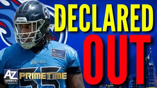 'Video thumbnail for a to z sports nashville: jc latham out! titans vs rams injury report & team news'