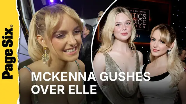 Video thumbnail for McKenna Grace gushes over Elle Fanning at 'The Hunger Games: Sunrise On The Reaping' premiere