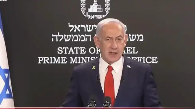 'Video thumbnail for REPLAY - Netanyahu defends his planned military offensive in Gaza before world press'
