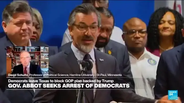 'Video thumbnail for 'Gloves are off: Intense redistricting and partisan warfare' ahead of 2026 US Midterm Elections'