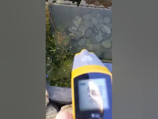 Video thumbnail for Checking Water Temperature on my outdoor tubs #shorts