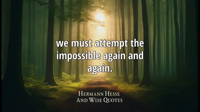 Video thumbnail for Hermann Hesse Quotes
