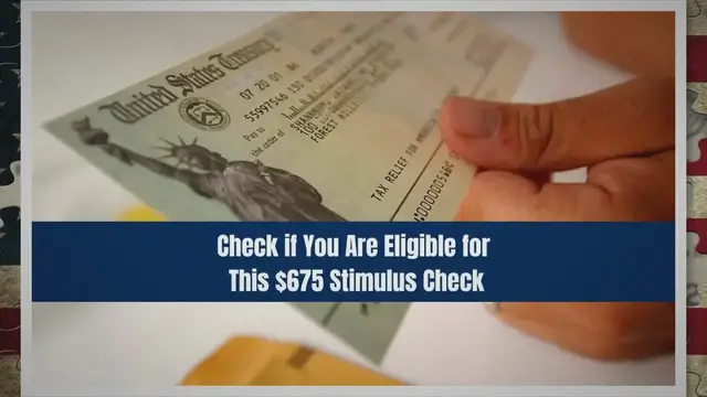 Video thumbnail for Check if You Are Eligible for This $675 Stimulus Check