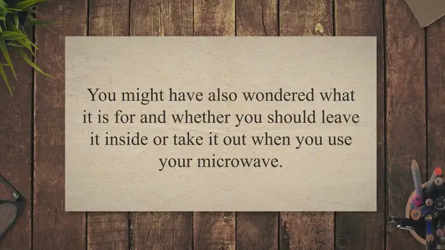 Video thumbnail for The Truth About Leaving Microwave Rack Inside (And How It Affects Your Food)
