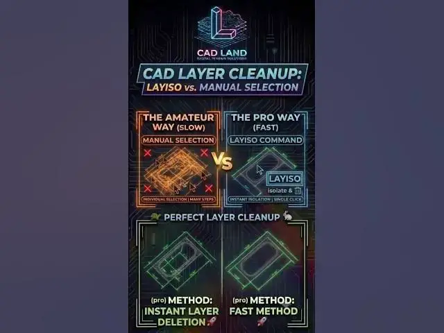 Video thumbnail for Stop Deleting AutoCAD Lines One-by-One! 🛑