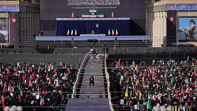 Video thumbnail for Iran begins farewell to Supreme Leader Khamenei