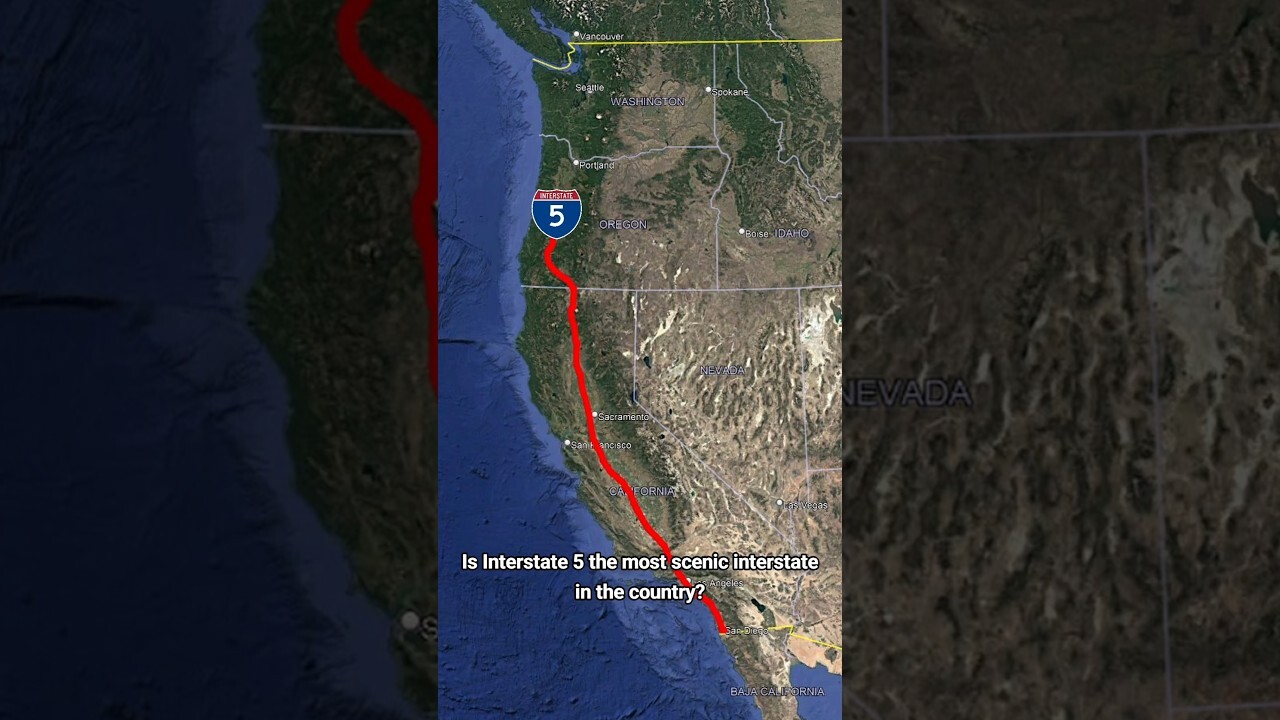 Video thumbnail for Is I-5 The Most Scenic Interstate? #geography