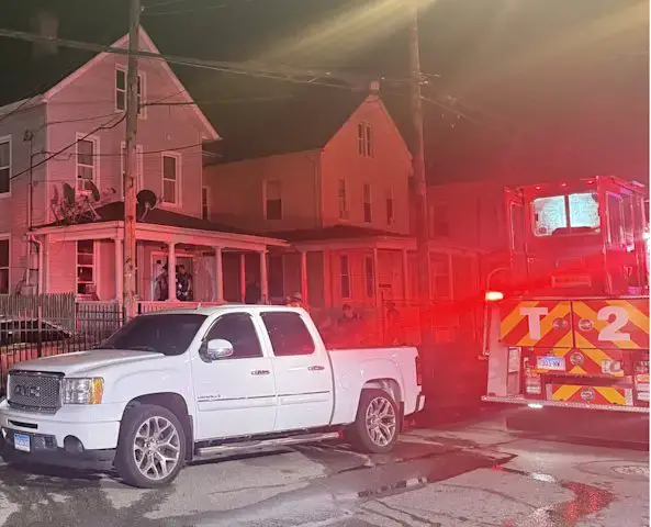 Video thumbnail for Late-night fire damages Norwalk multifamily home