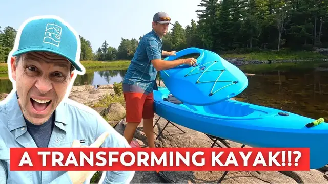 Video thumbnail for A Convertible Kayak?? | This Kayak is a Sit-On-Top AND Sit-Inside!