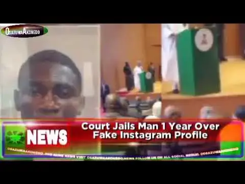 Video thumbnail for Court Jails Man 1 Year Over Fake Instagram Profile