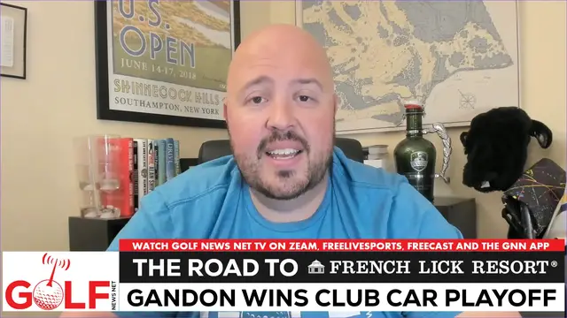 Video thumbnail for Jeremy Gandon wins Club Car Championship in playoff